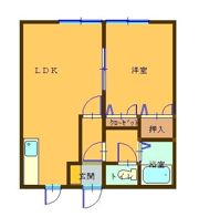 パープルハイツの間取り画像