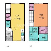 JESUS SQUARE 常盤台 C棟の間取り画像