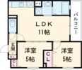 ラモーナ諸福Ⅲの間取り画像