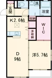 エスポワールセゾンの間取り画像