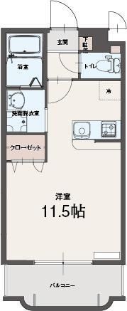 ブルックス エトワールの間取り画像