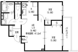 ラモーナ諸福Ⅲの間取り画像