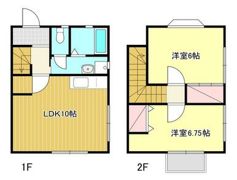 テラスレイクビュー Bの間取り画像