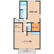 プロスペリテⅢの間取り画像