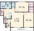 グランヴェルデ高槻の間取り画像