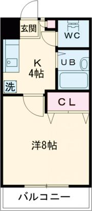 ウェルタウンみわ 2号館の間取り画像