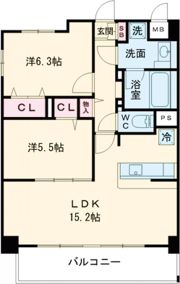 ネオコート上土室の間取り画像