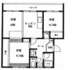 品川ひばりが丘アパート4号棟の間取り画像