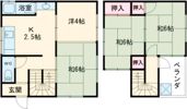 芝田1丁目貸家の間取り画像