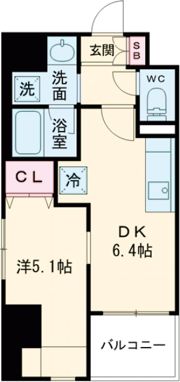 プランドール厚木の間取り画像