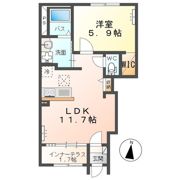 インフィールドCの間取り画像