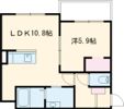 仮）苫小牧市北栄5丁目新築APの間取り画像