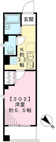 ベル ルミエール薬師の間取り画像