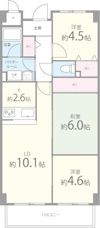 南山寿ガーデンの間取り画像