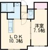 仮）苫小牧市北栄5丁目新築APの間取り画像