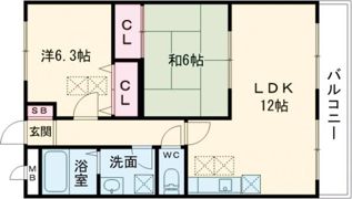 アン・クレールⅡの間取り画像