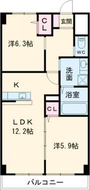 シーテラスの間取り画像