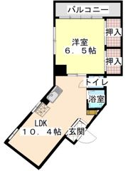 国際コーポの間取り画像