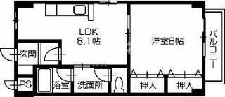 レジデンス イマイⅡの間取り画像