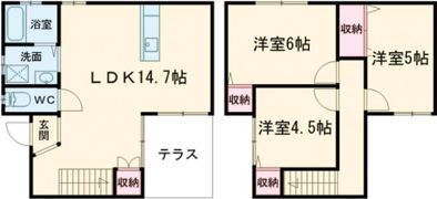 アミティスカイタウンの間取り画像