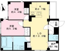クレア ネストの間取り画像