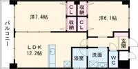 カリブの間取り画像