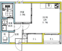 REGALESTプルミエール坪井の間取り画像