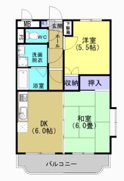 ハイツフレンドの間取り画像