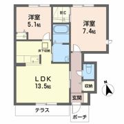 MAST COURT秋葉の間取り画像