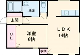 青柳ヒルズ．間の間取り画像