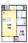 フィーリックス御井町の間取り画像
