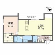 シャーメゾンマーレ竹下の間取り画像
