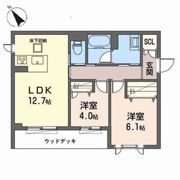 シャーメゾン西朱雀の間取り画像