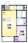 フィーリックス御井町の間取り画像