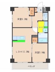 シーテラスの間取り画像