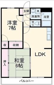 アベニールBの間取り画像