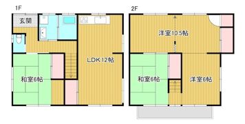 O様三島町戸建ての間取り画像