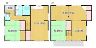 O様三島町戸建ての間取り画像