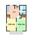 コーポ江戸 Bの間取り画像