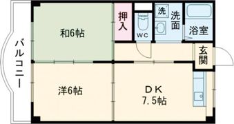 ハイツハピィバリーI北棟の間取り画像