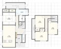 天神町戸建借家の間取り画像