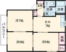 パークハイムの間取り画像