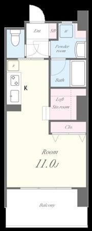 ARROW FIELDS壱番館の間取り画像