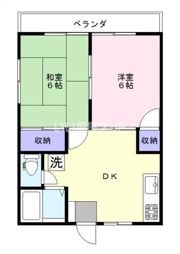 ラークタカ共和Bの間取り画像
