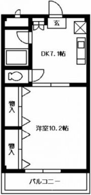 豊成107番館の間取り画像