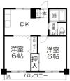 大山コーポの間取り画像