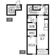 LEAD東仙台の間取り画像