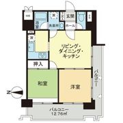 ライオンズマンション京都河原町第2の間取り画像