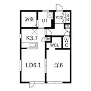 ハーモニー北陽の間取り画像