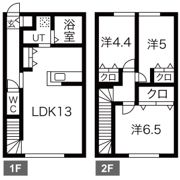 アリエッタB棟の間取り画像